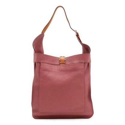 Hermes Marwari GM Shoulder Bag Taurillon Clemence Leather Rosewood Pink