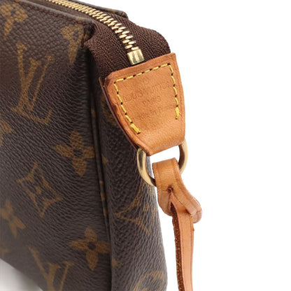 Louis Vuitton Monogram Pochette Soir Pouch Handbag Party — view 6