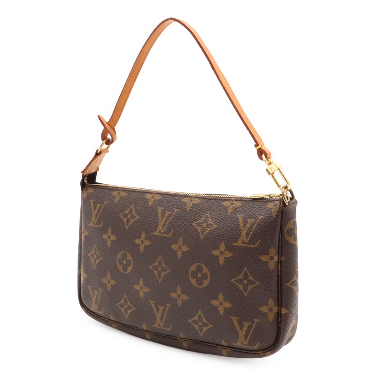 Louis Vuitton Monogram Pochette Soir Pouch Handbag Party — view 2