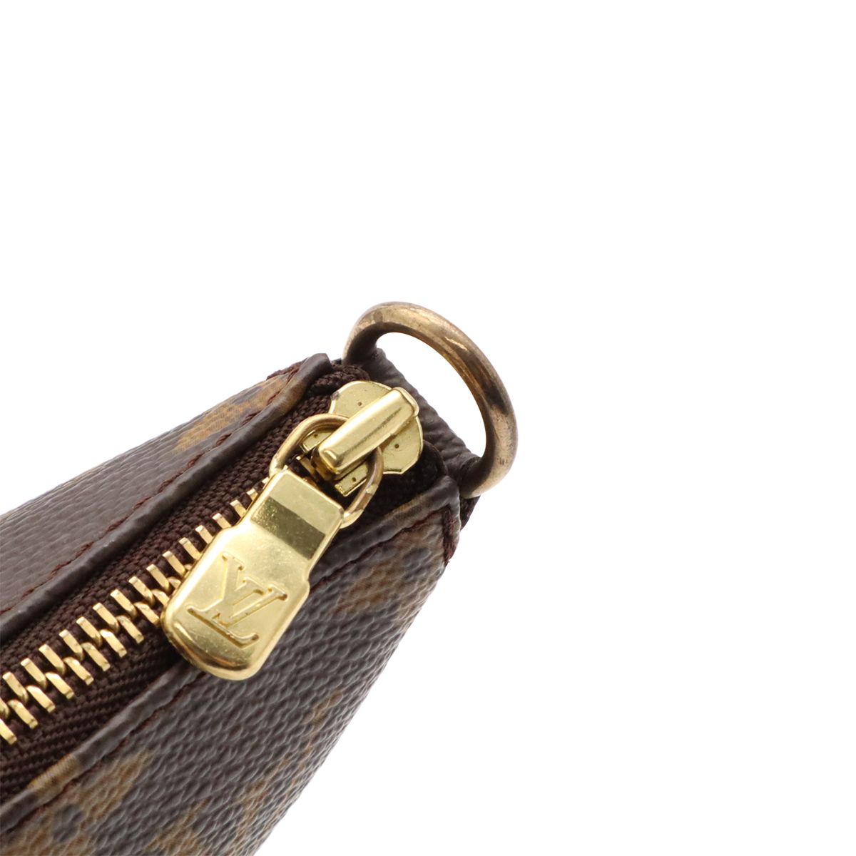 Louis Vuitton Monogram Pochette Soir Pouch Handbag Party — view 5