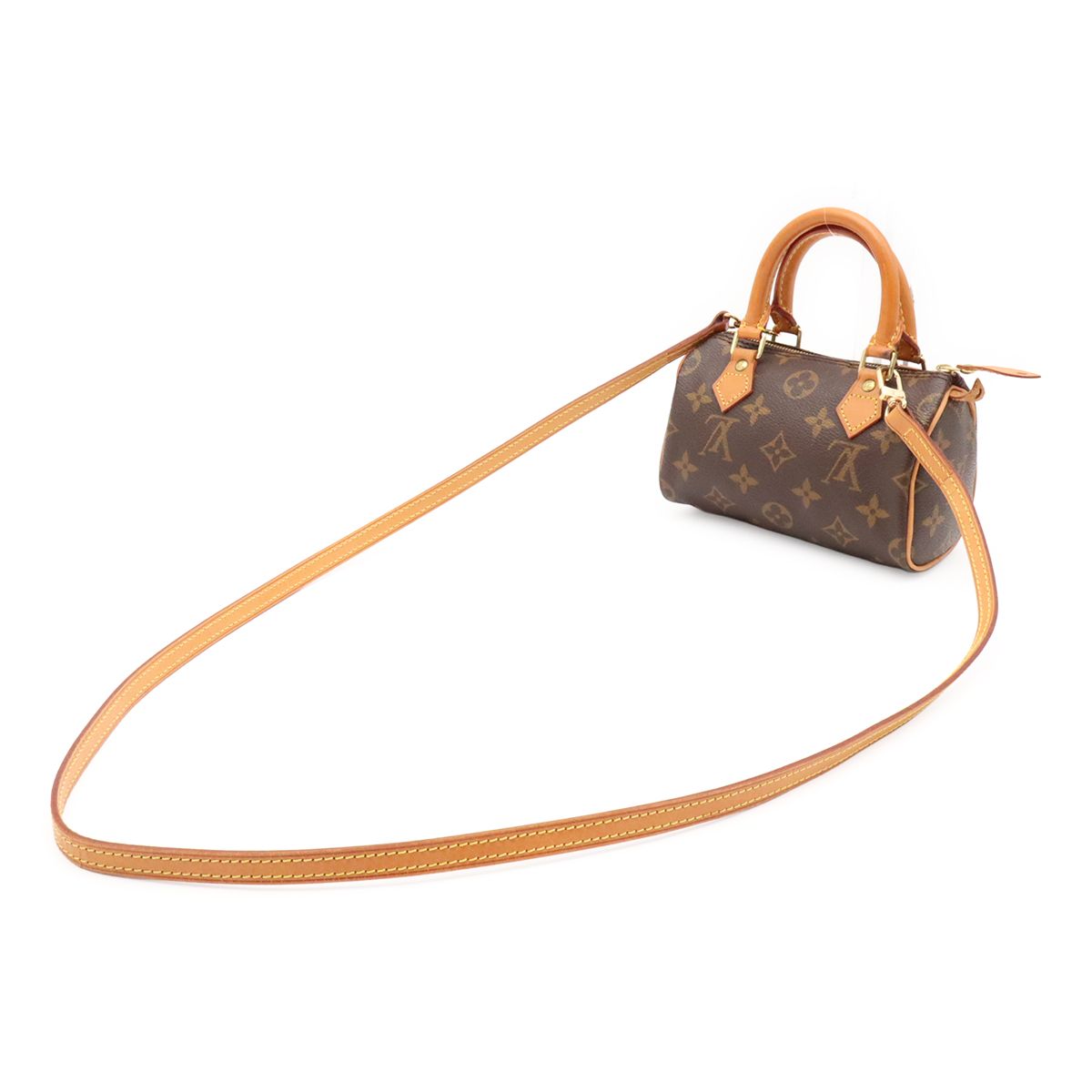 Louis Vuitton Monogram Mini Speedy Mini Bag Pouch Case 2-Way — view 2