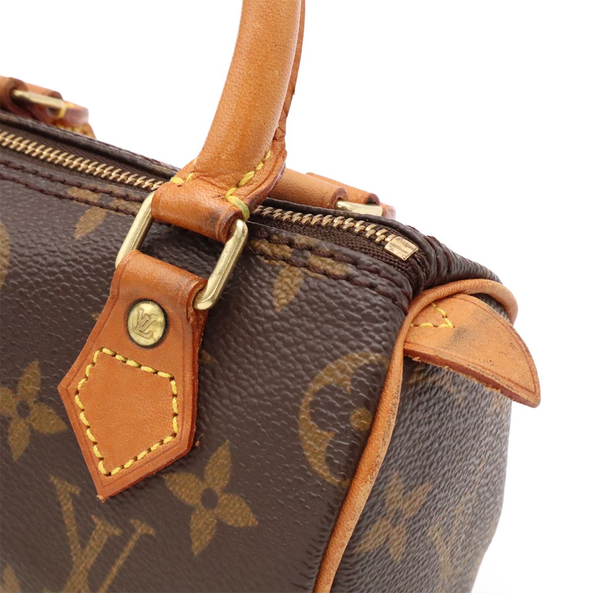 Louis Vuitton Monogram Mini Speedy Mini Bag Pouch Case 2-Way — view 7