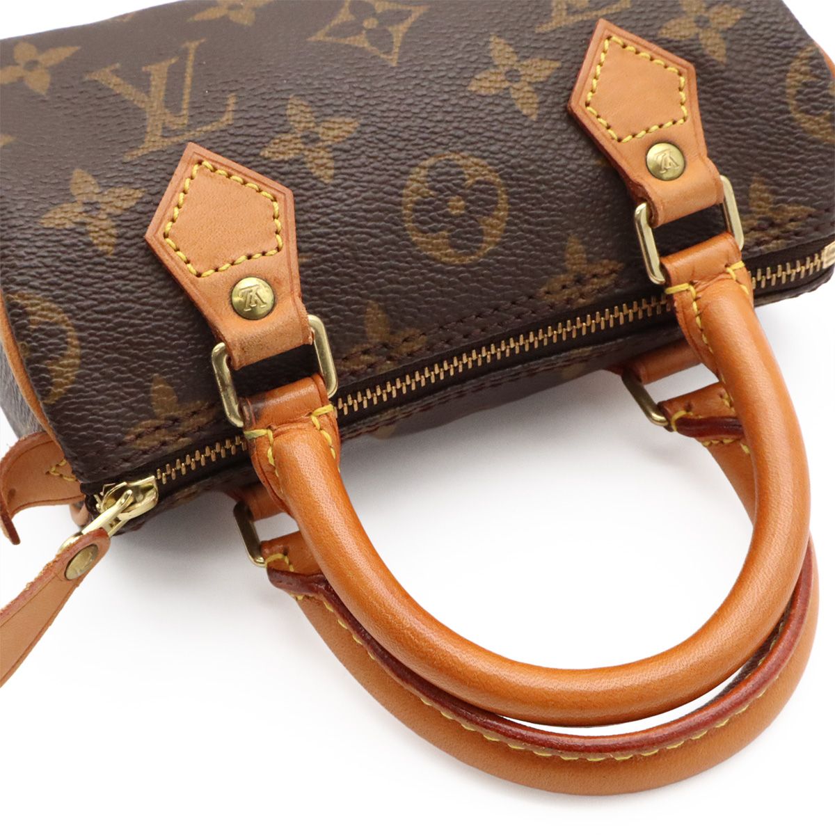 Louis Vuitton Monogram Mini Speedy Mini Bag Pouch Case 2-Way — view 4