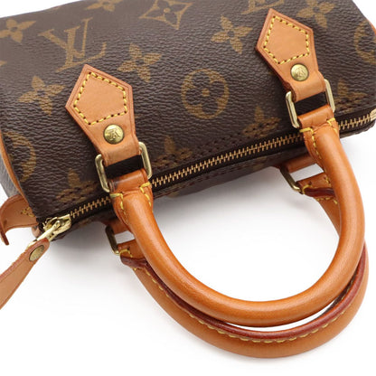 Louis Vuitton Monogram Mini Speedy Mini Bag Pouch Case 2-Way — view 4