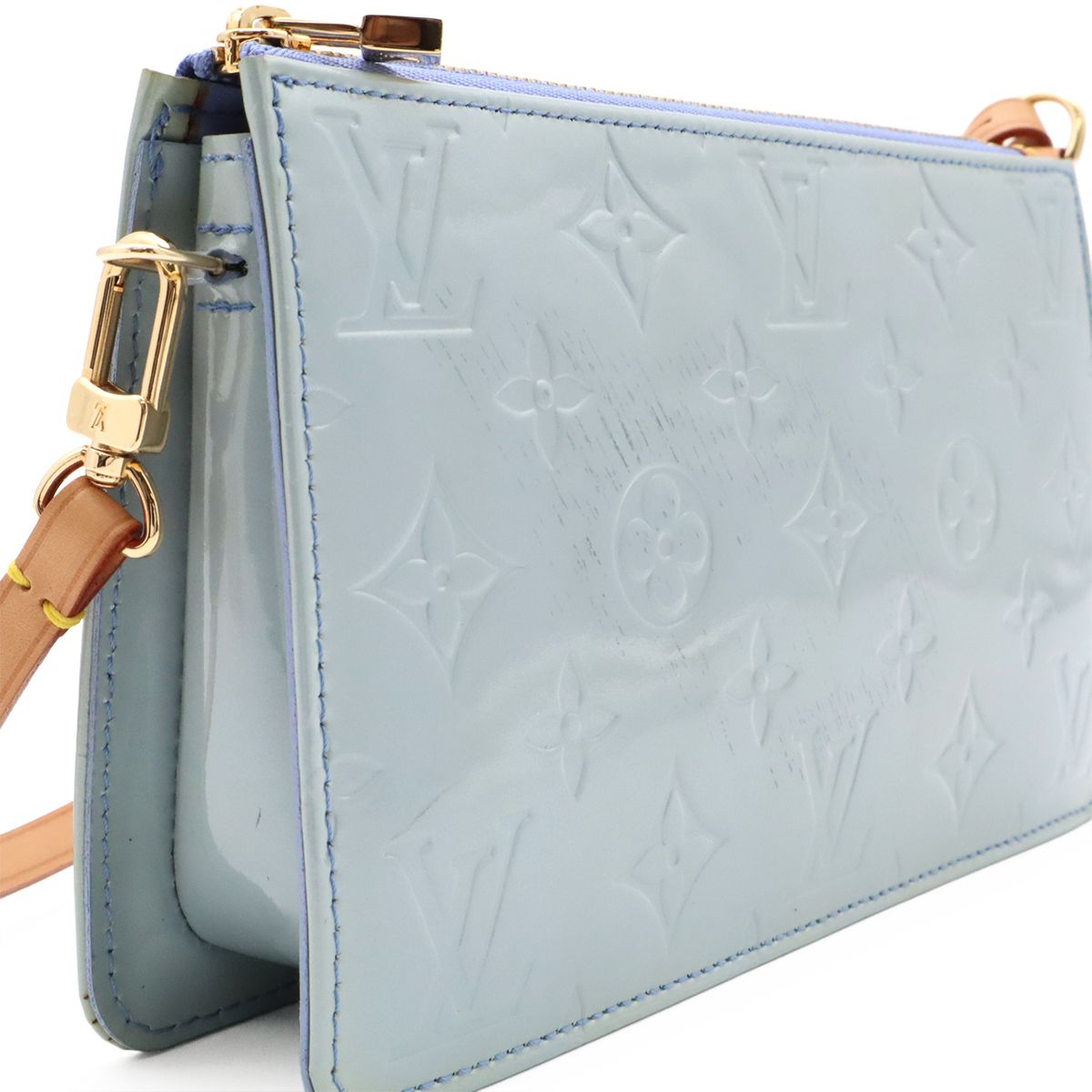 Louis Vuitton Monogram Vernis Lexington Pouch Handbag 2-Way Lavande Lavender — view 6