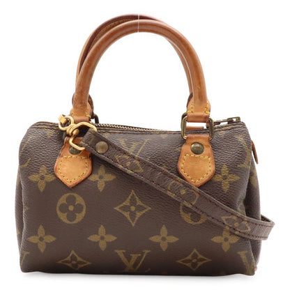 Louis Vuitton Monogram Mini Speedy Mini Bag Pouch Case 2-Way