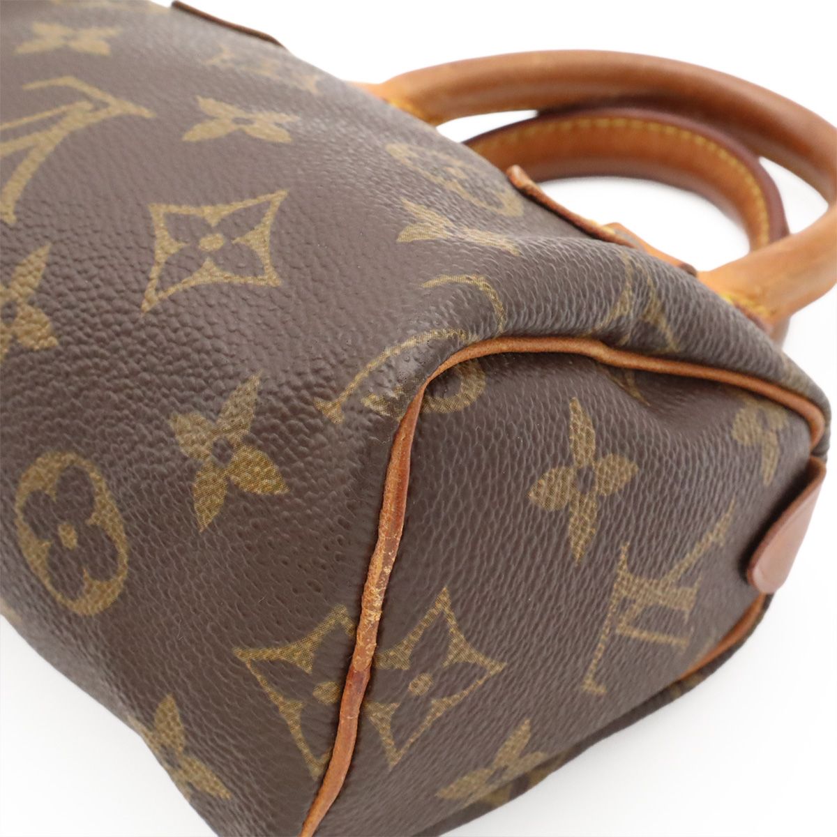 Louis Vuitton Monogram Mini Speedy Mini Bag Pouch Case 2-Way — view 3