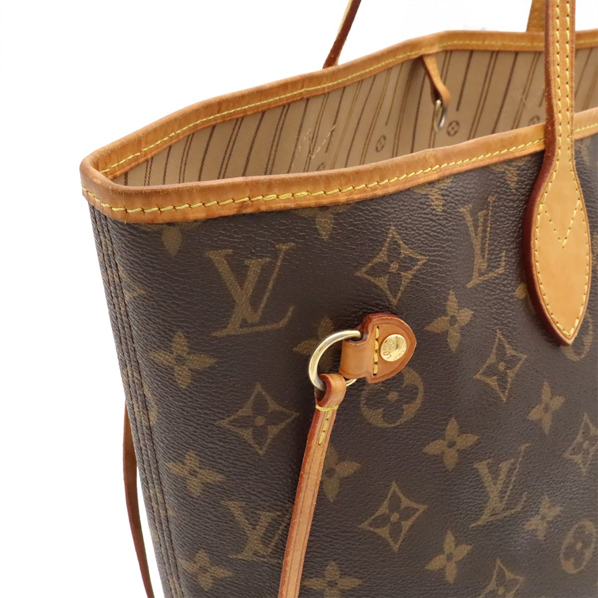 Louis Vuitton Monogram Neverfull MM Tote Shoulder Bag — view 6