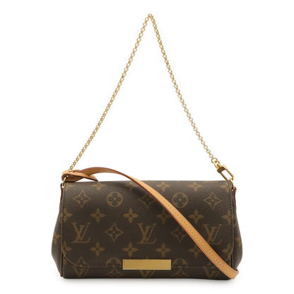 Louis Vuitton Monogram Favorite PM Shoulder Bag Crossbody 2-Way Clutch Pouch