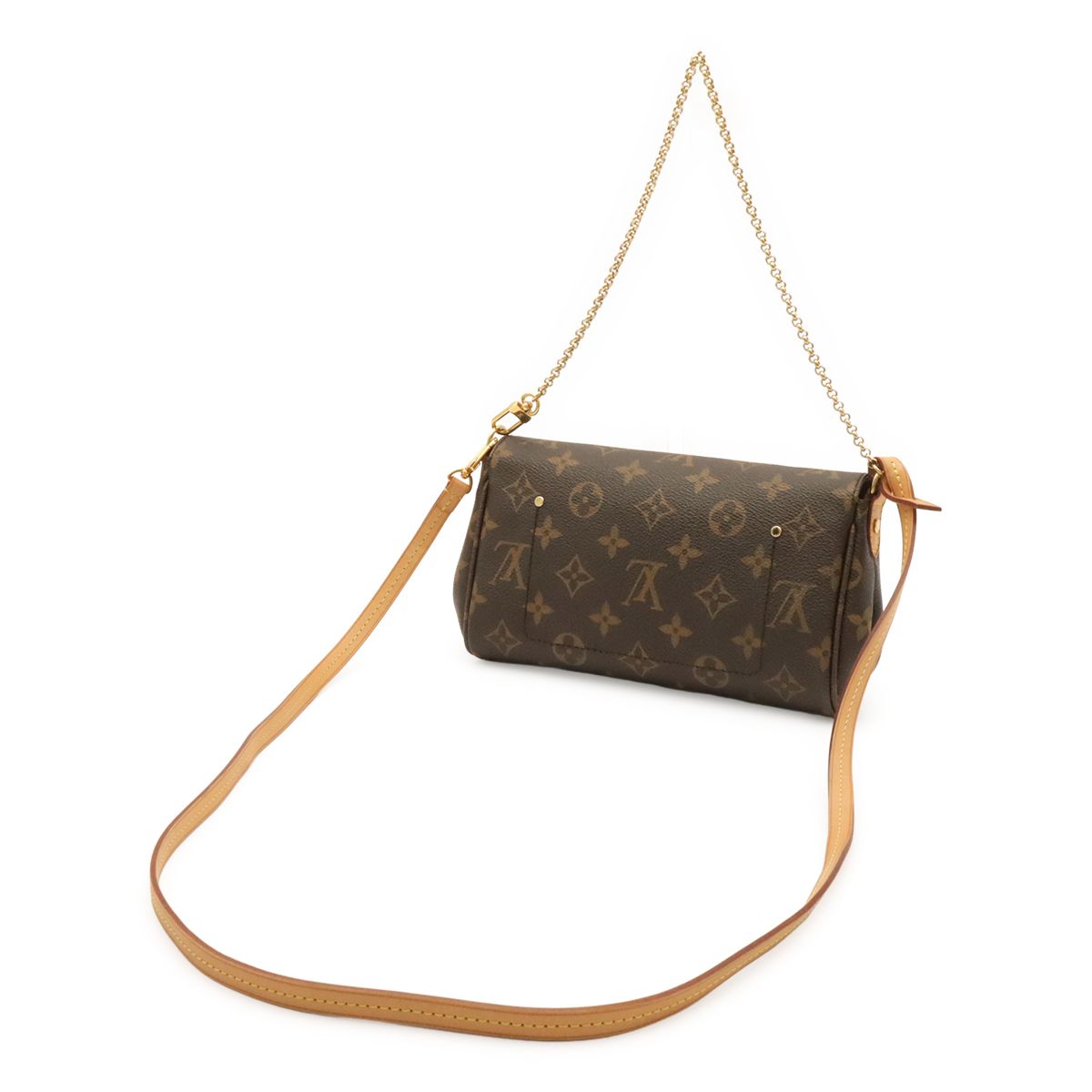Louis Vuitton Monogram Favorite PM Shoulder Bag Crossbody 2-Way Clutch Pouch — view 2