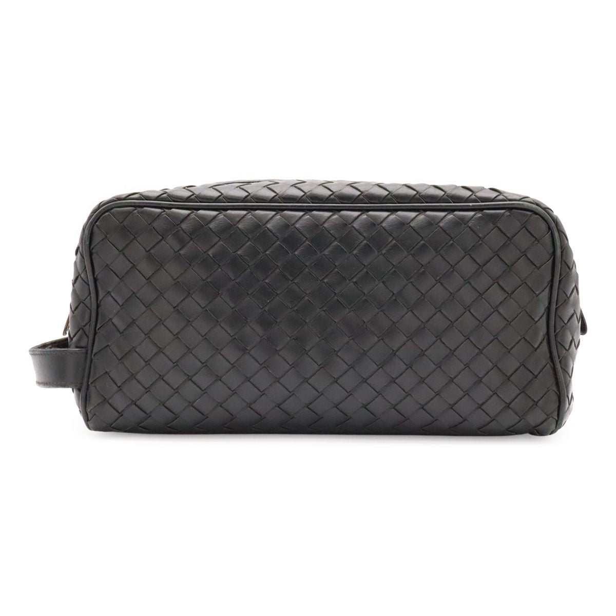 Bottega Veneta Intrecciato Clutch Leather Black