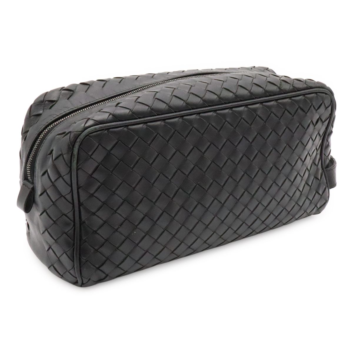 Bottega Veneta Intrecciato Clutch Leather Black — view 2