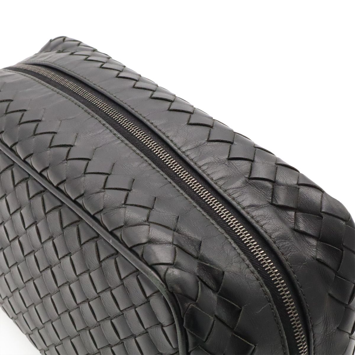 Bottega Veneta Intrecciato Clutch Leather Black — view 6