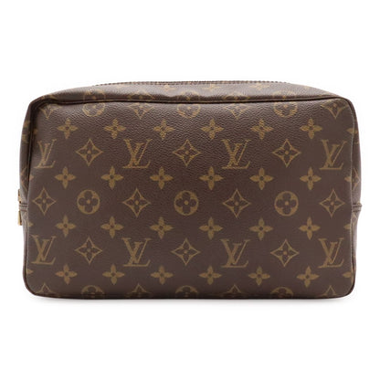 Louis Vuitton Monogram Trousse Toilet 28 Clutch Makeup Pouch Travel Multi