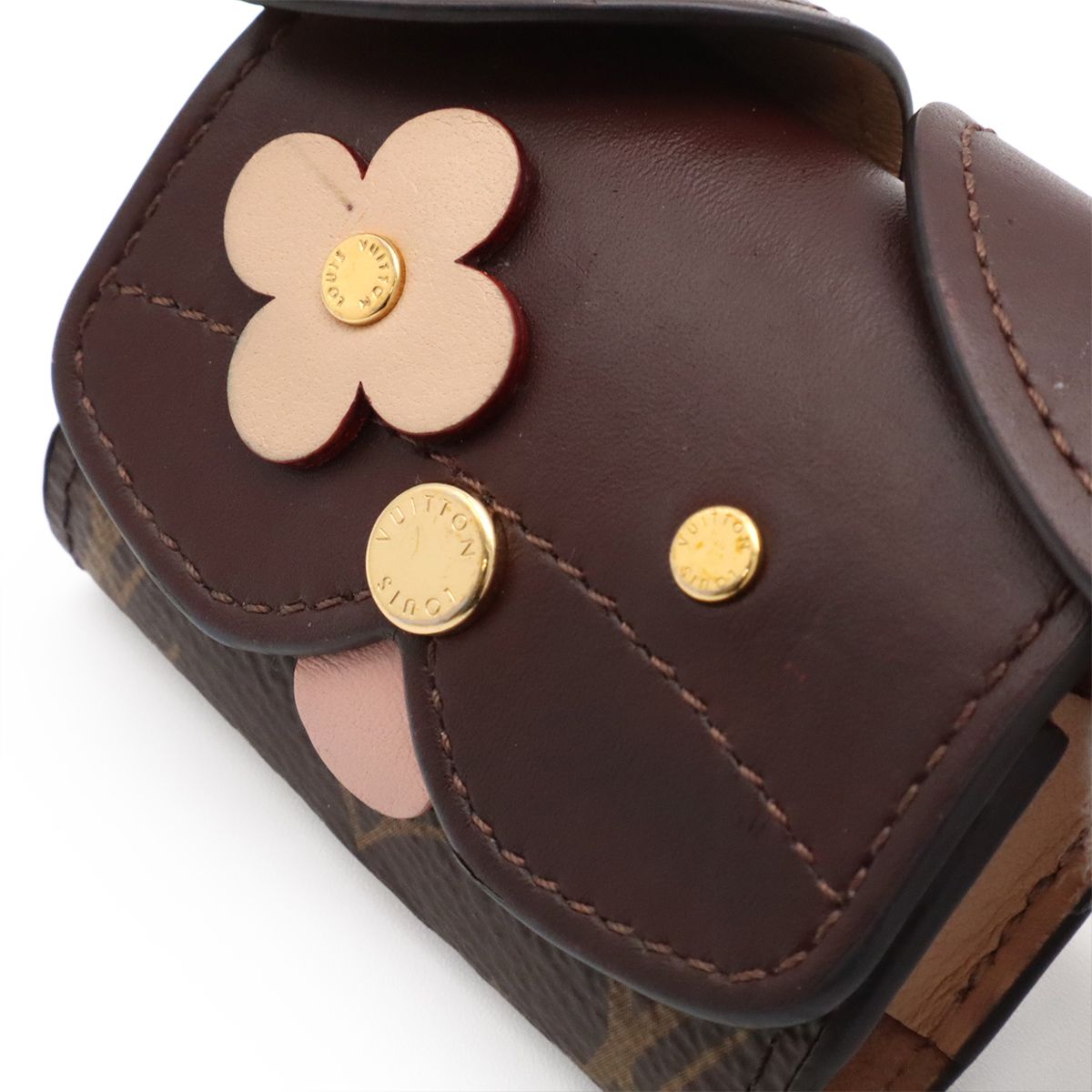 Louis Vuitton Monogram Earphones Case Airpods Pouch Dog GI — view 5