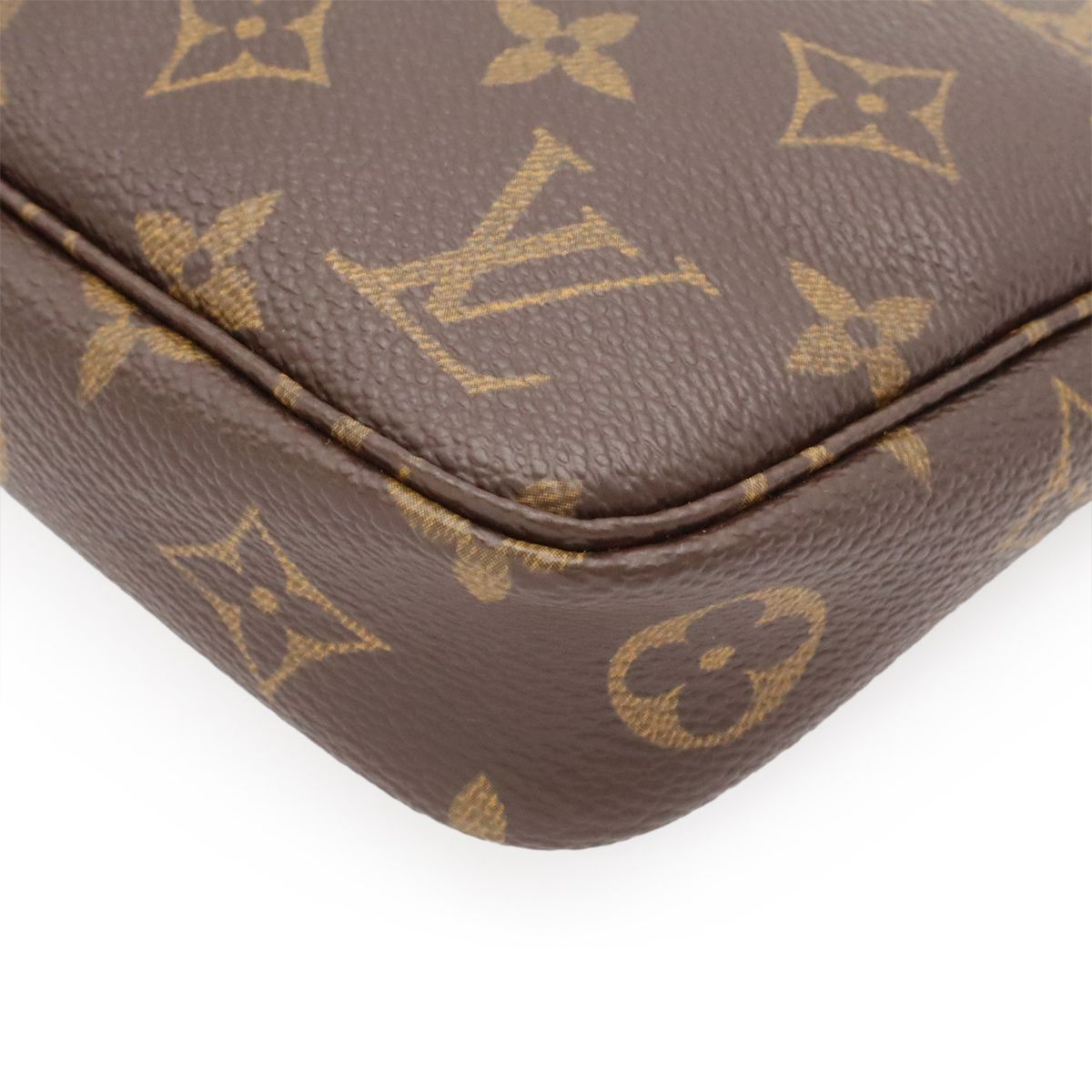 Louis Vuitton Monogram Pochette Soir Pouch Handbag Party — view 3