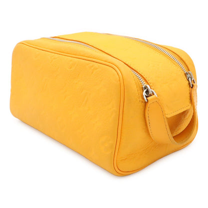 Louis Vuitton Monogram Taurillon Doppelganger Clutch Handbag Pouch Saffron — view 2
