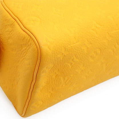 Louis Vuitton Monogram Taurillon Doppelganger Clutch Handbag Pouch Saffron — view 3