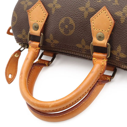 Louis Vuitton Monogram Mini Speedy Mini Bag Pouch Case — view 4