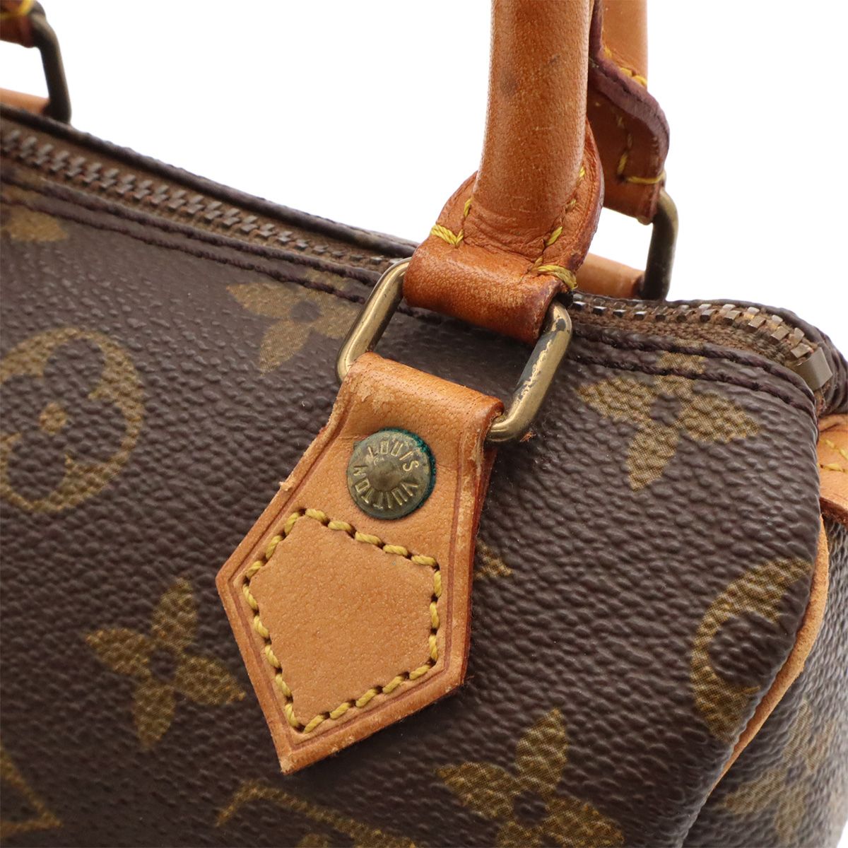 Louis Vuitton Monogram Mini Speedy Mini Bag Pouch Case — view 6