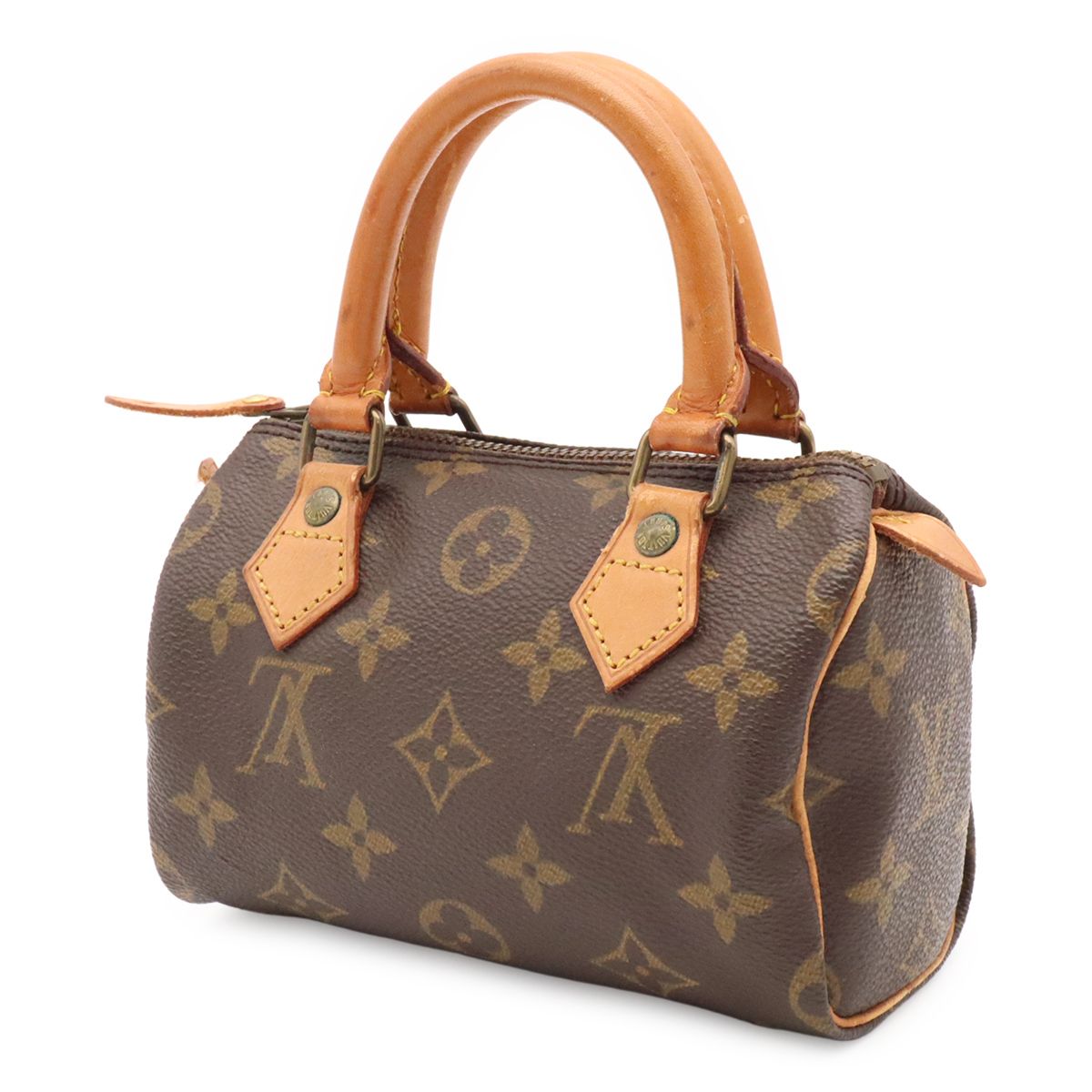 Louis Vuitton Monogram Mini Speedy Mini Bag Pouch Case — view 2