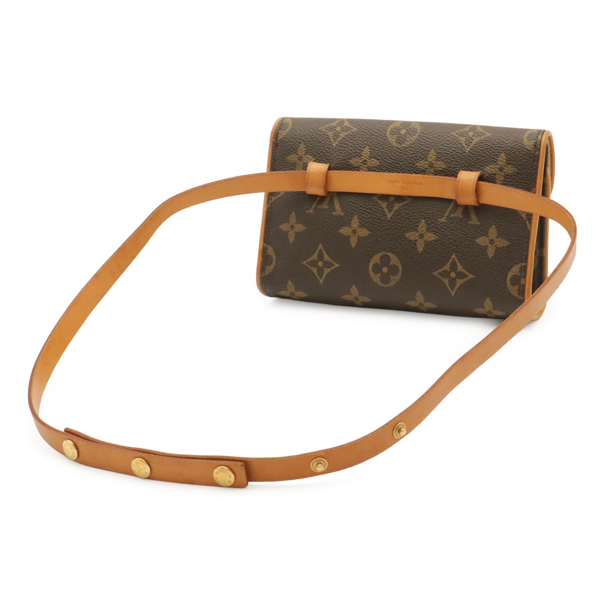 Louis Vuitton Monogram Pochette Florentine Waist Pouch Hip 2-Way Clutch XS — view 2
