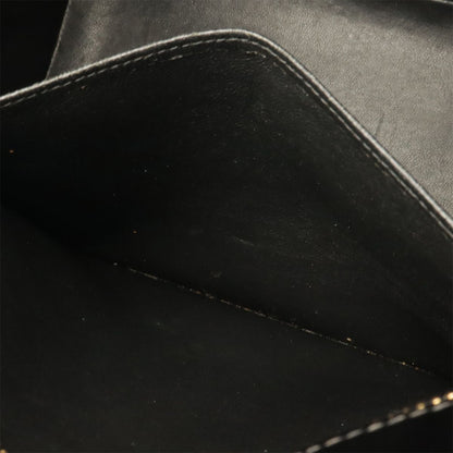 Chanel Quilted CC Logo Reissue Tote Shoulder Bag Patent Patent Leather Black — view 8