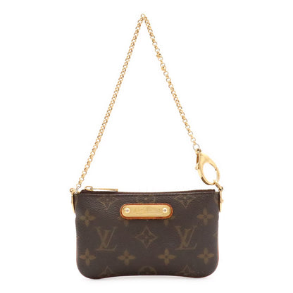 Louis Vuitton Monogram Pochette Mirror PM Chain Pouch Party Mini Bag