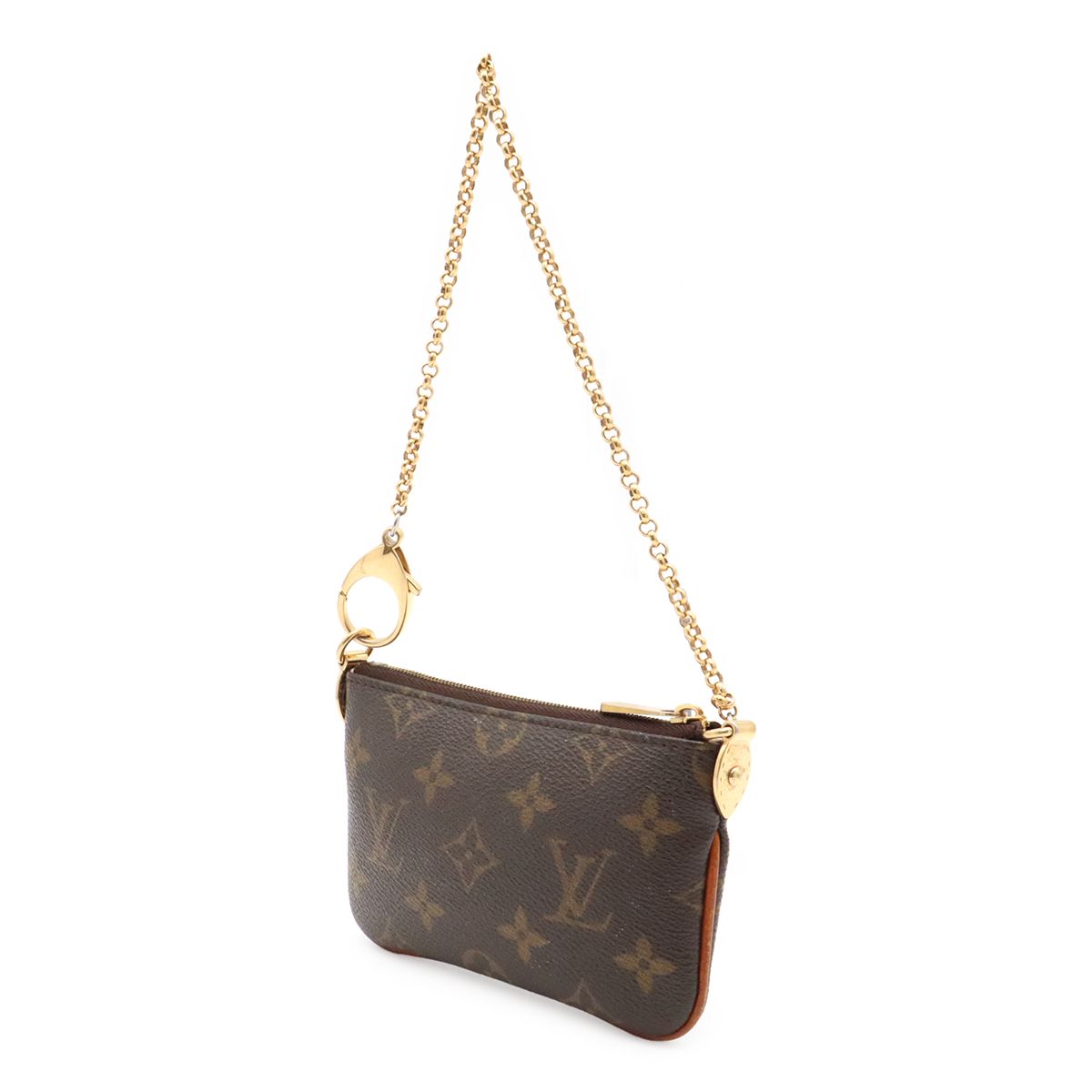 Louis Vuitton Monogram Pochette Mirror PM Chain Pouch Party Mini Bag — view 2