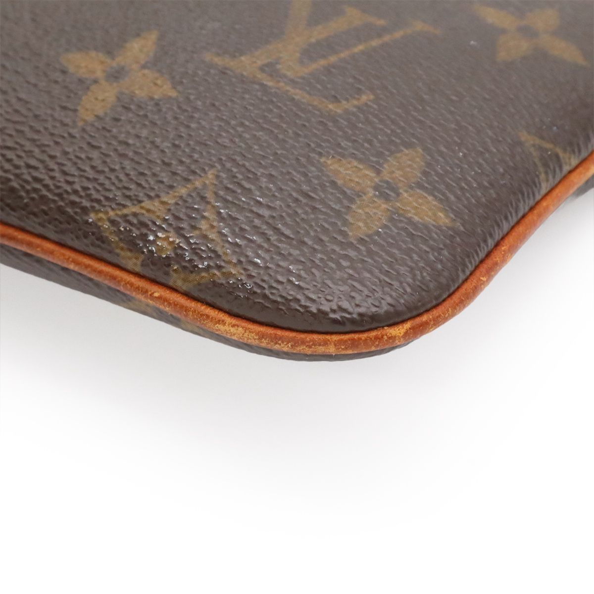 Louis Vuitton Monogram Pochette Mirror PM Chain Pouch Party Mini Bag — view 3