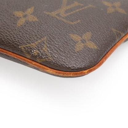 Louis Vuitton Monogram Pochette Mirror PM Chain Pouch Party Mini Bag — view 3