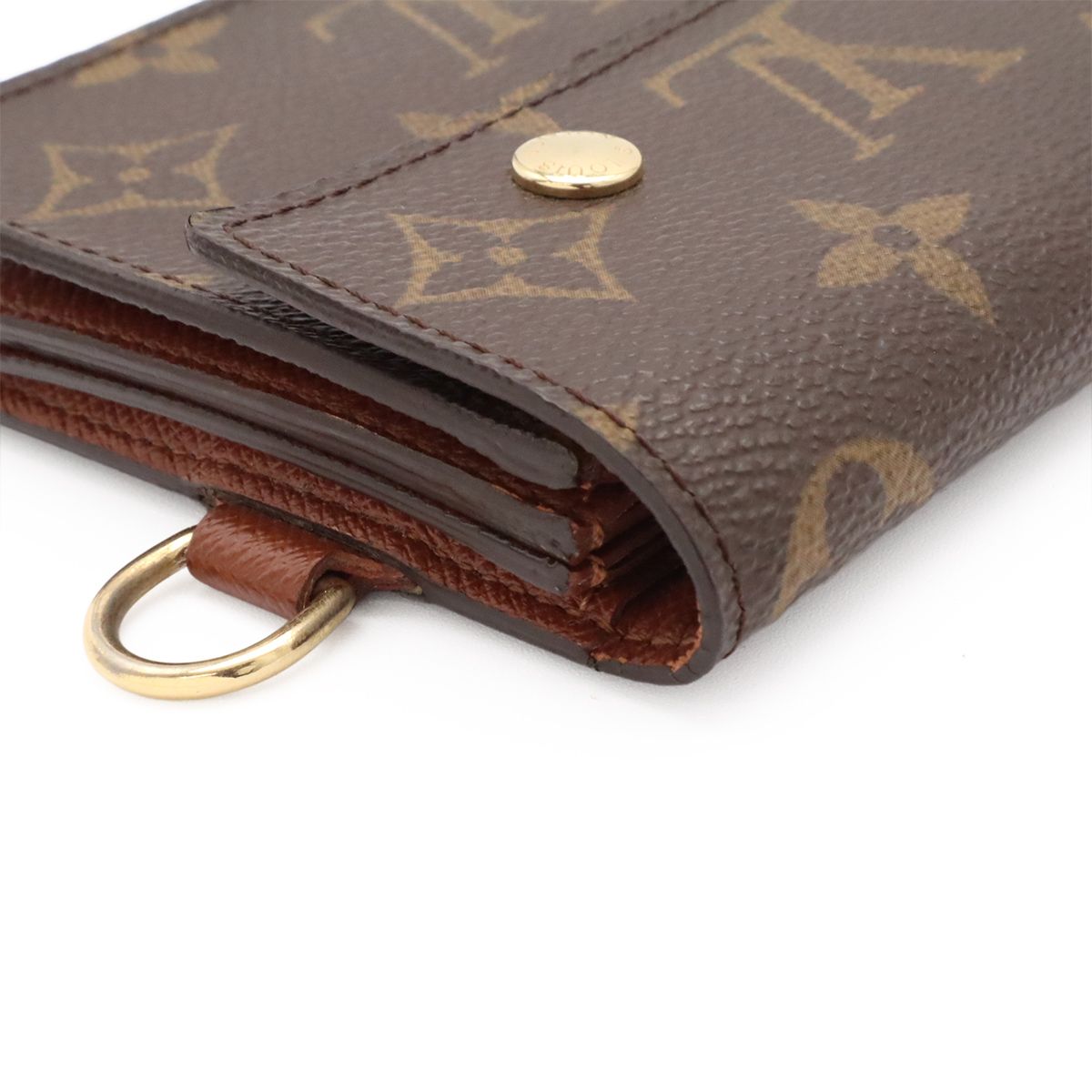 Louis Vuitton Monogram Portefeuille Accordion Wallet Bifold Chain Out of Stock — view 3