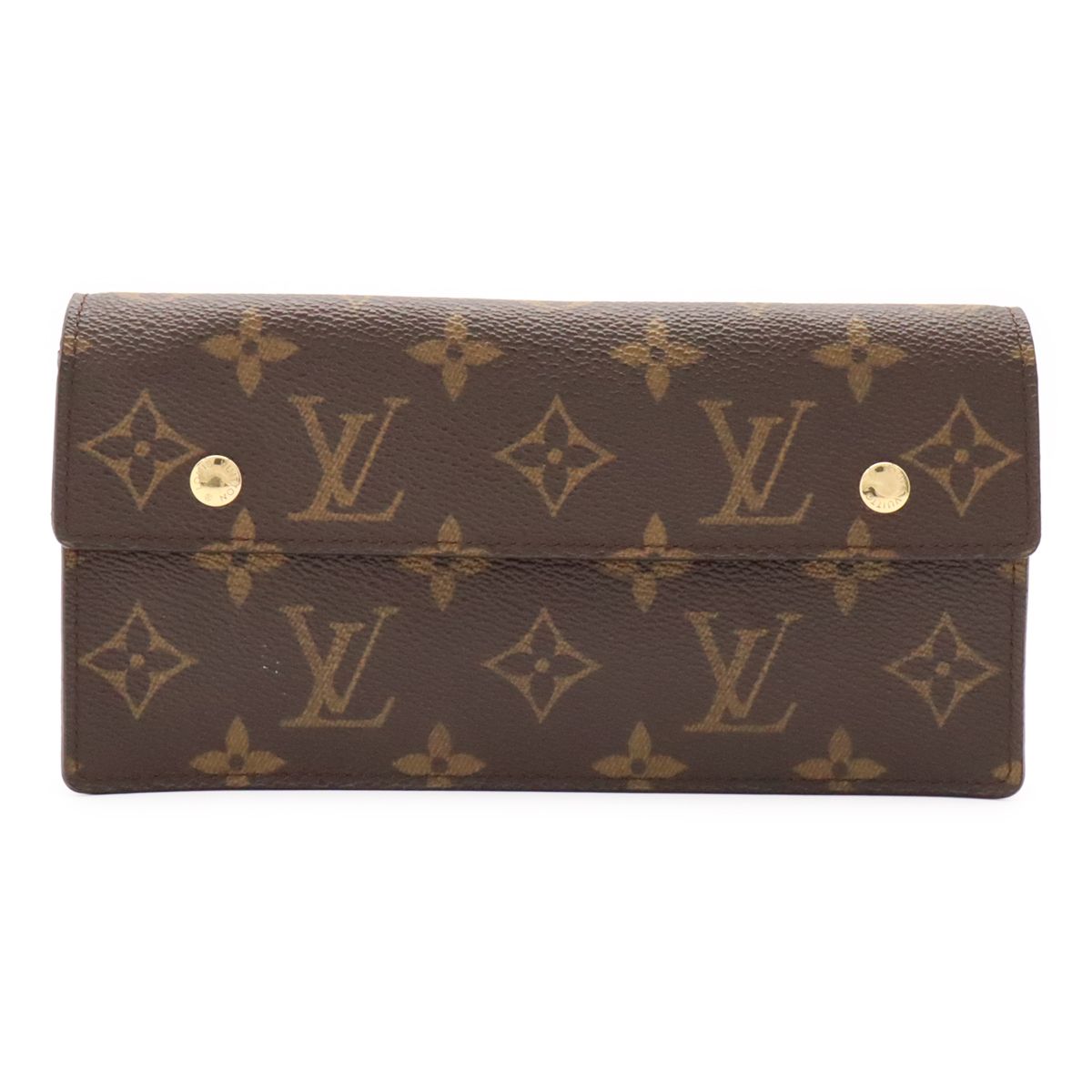 Louis Vuitton Monogram Portefeuille Accordion Wallet Bifold Chain Out of Stock
