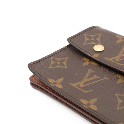 Louis Vuitton Monogram Portefeuille Accordion Wallet Bifold Chain Out of Stock — view 5