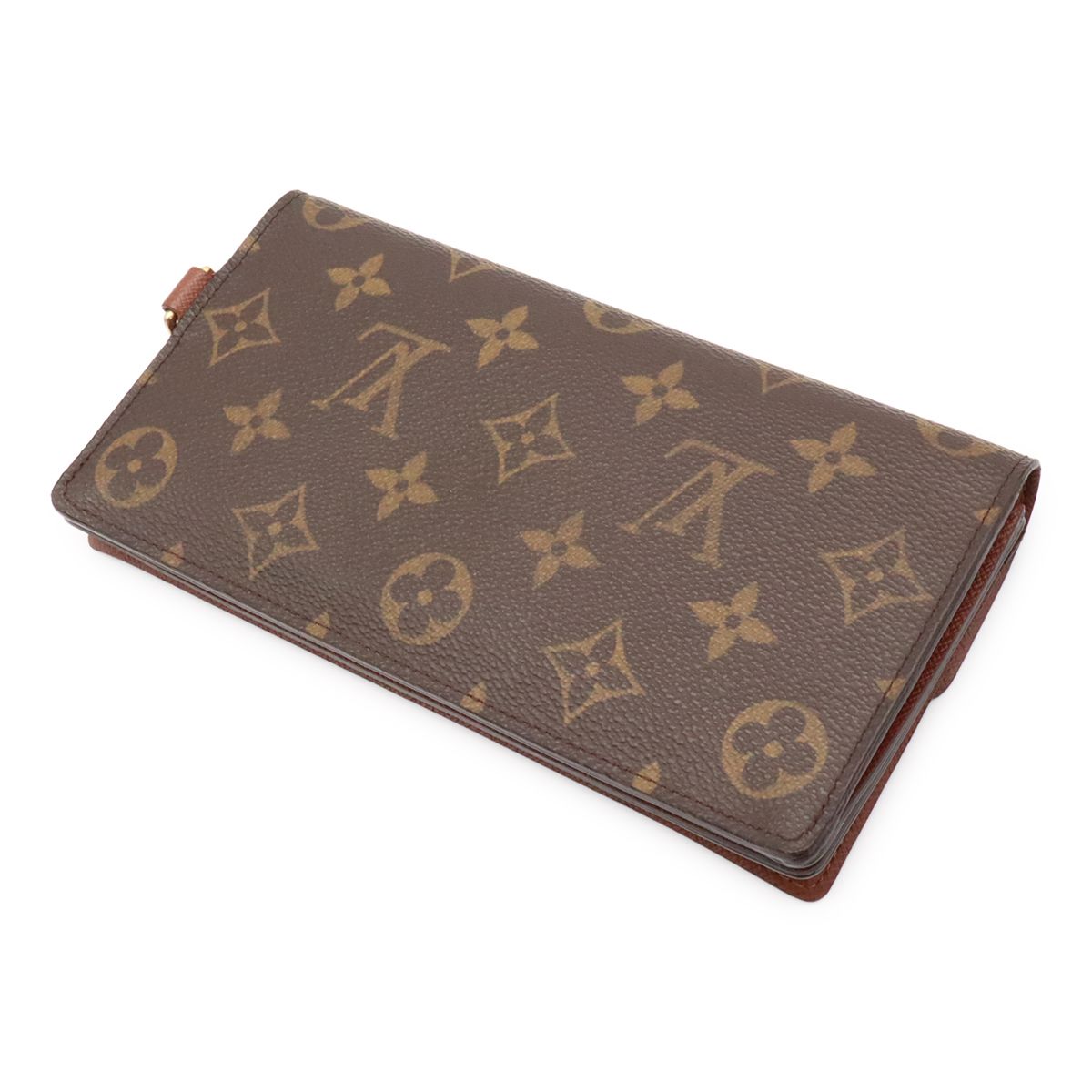 Louis Vuitton Monogram Portefeuille Accordion Wallet Bifold Chain Out of Stock — view 2