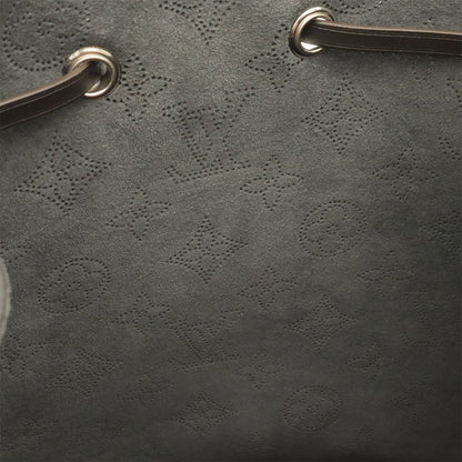 Louis Vuitton Monogram Mahina Mulia Shoulder Bag Tote 2-Way Leather Noir Black — view 7