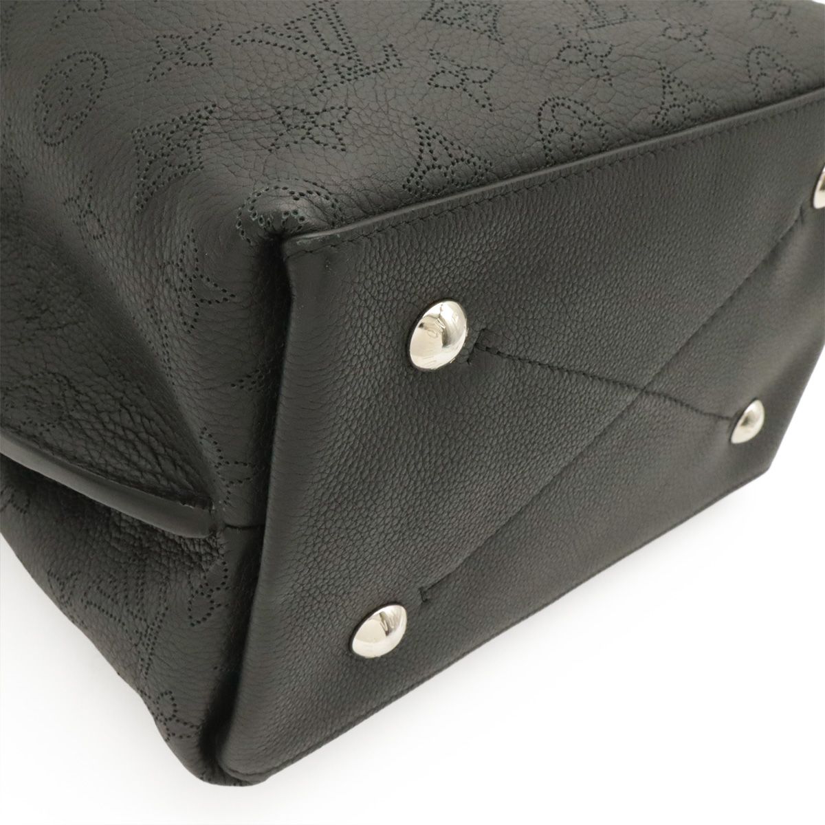 Louis Vuitton Monogram Mahina Mulia Shoulder Bag Tote 2-Way Leather Noir Black — view 3
