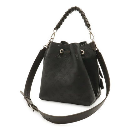 Louis Vuitton Monogram Mahina Mulia Shoulder Bag Tote 2-Way Leather Noir Black — view 2