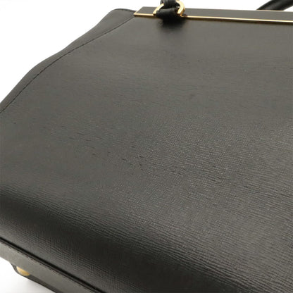 Fendi Petit Toujours Tote 2-Way Shoulder Bag Leather Black Gold — view 4