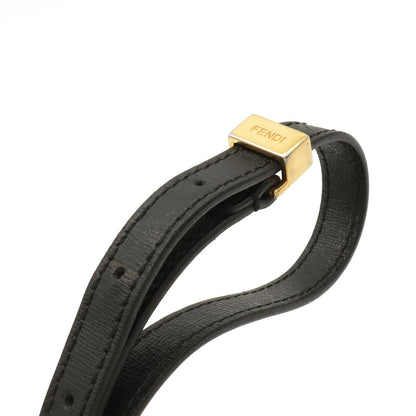 Fendi Petit Toujours Tote 2-Way Shoulder Bag Leather Black Gold — view 7
