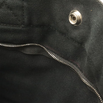 Hermes Fourre Tout MM Tote Bag Canvas Black Gray Silver — view 8