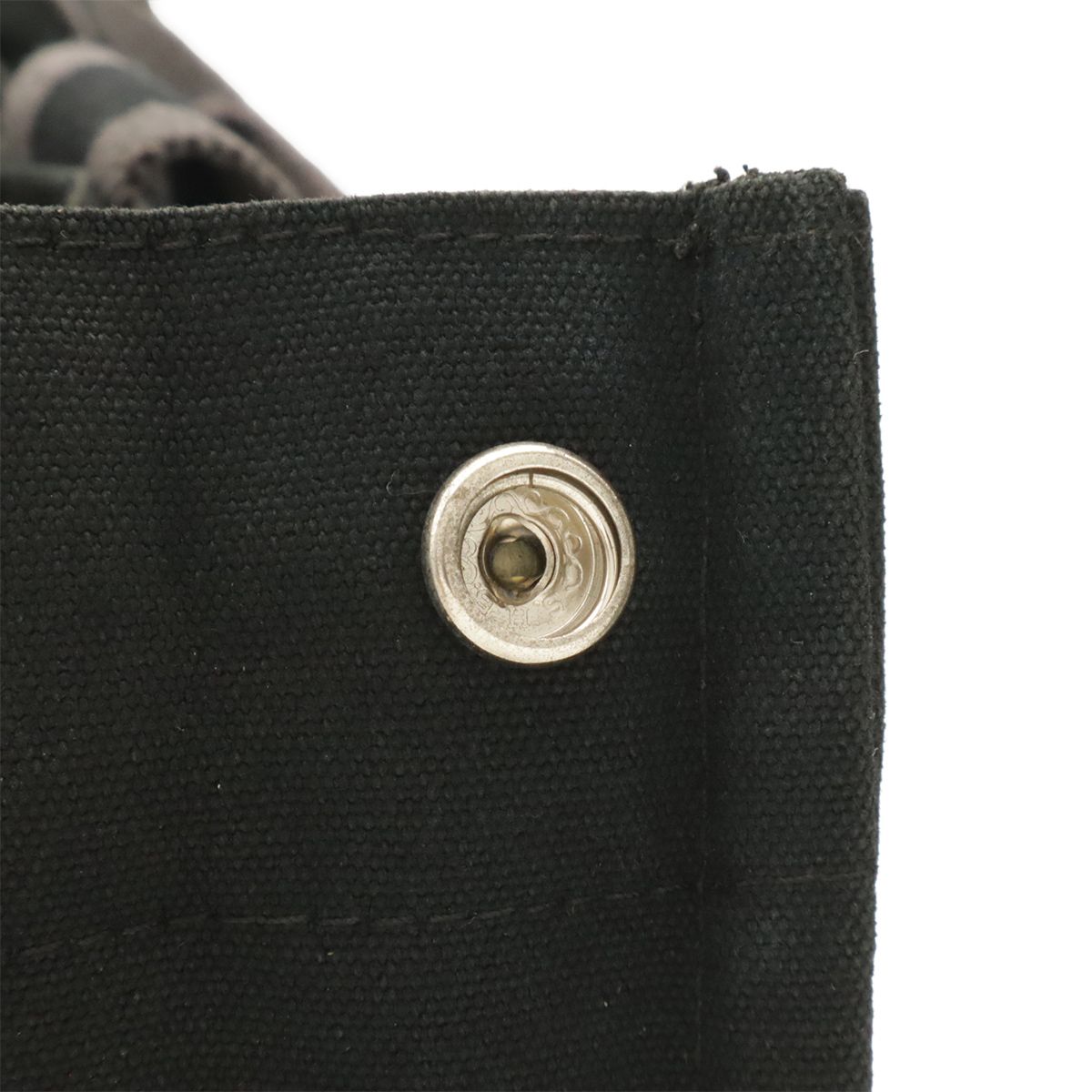 Hermes Fourre Tout MM Tote Bag Canvas Black Gray Silver — view 5