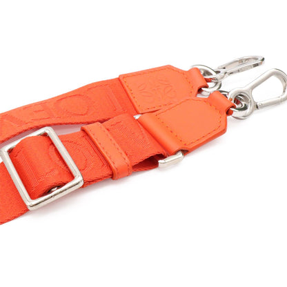 Loewe Anagram Puffer Goya Shoulder Bag Nylon Khaki Green Orange Silver — view 4