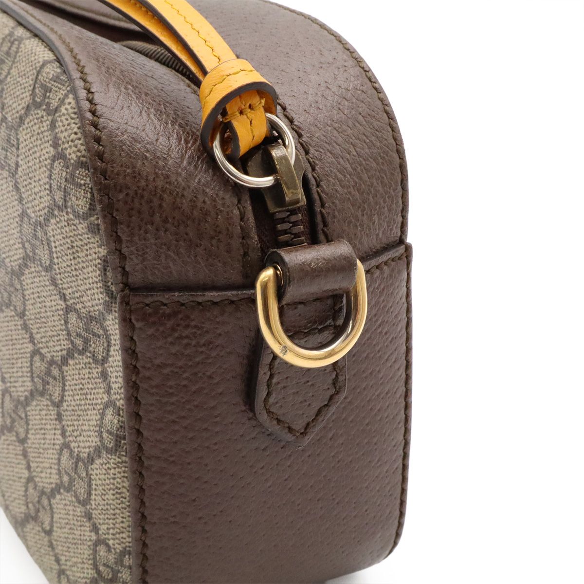Gucci Neo Vintage GG Supreme Messenger Bag 2-Way Clutch Tiger Head Beige — view 5