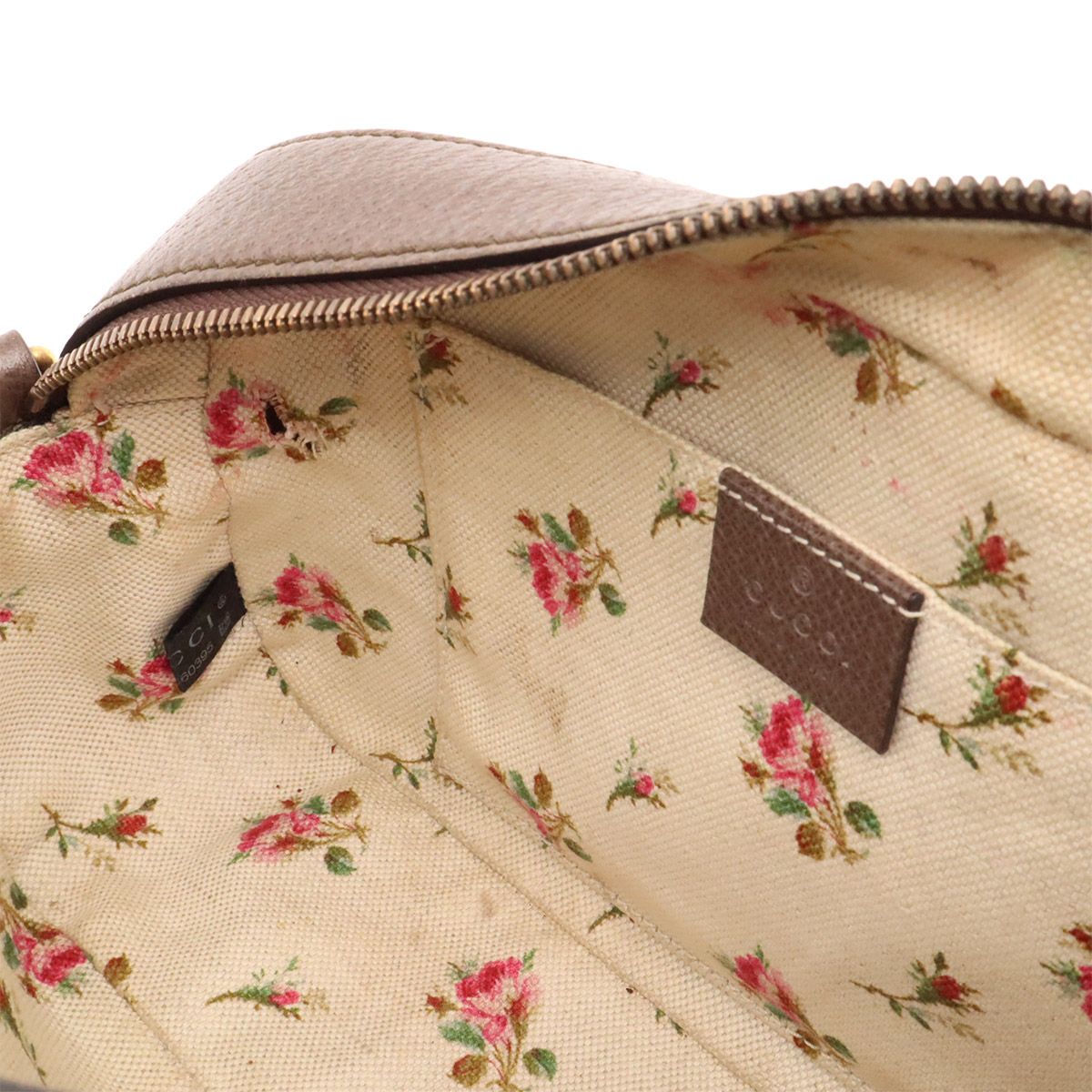 Gucci Neo Vintage GG Supreme Messenger Bag 2-Way Clutch Tiger Head Beige — view 7
