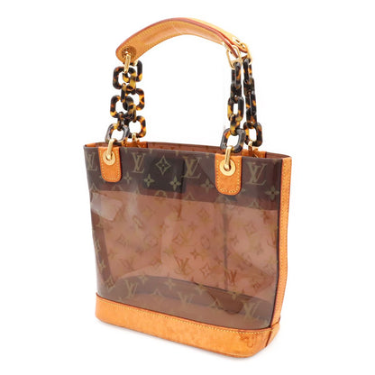 Louis Vuitton Monogram Vinyl Cabas Amble PM Tote Shoulder Bag with Plastic — view 2