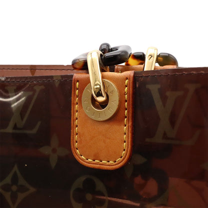 Louis Vuitton Monogram Vinyl Cabas Amble PM Tote Shoulder Bag with Plastic — view 6