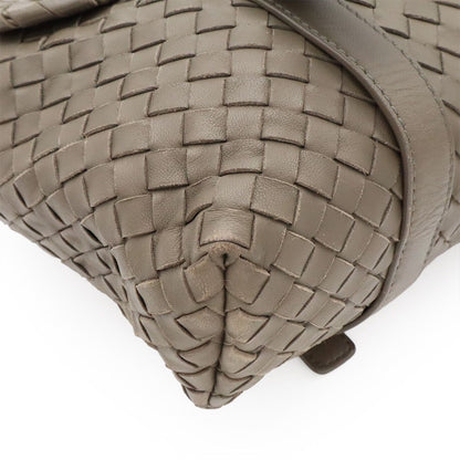 Bottega Veneta Intrecciato 2-Way Shoulder Bag Leather Khaki — view 3