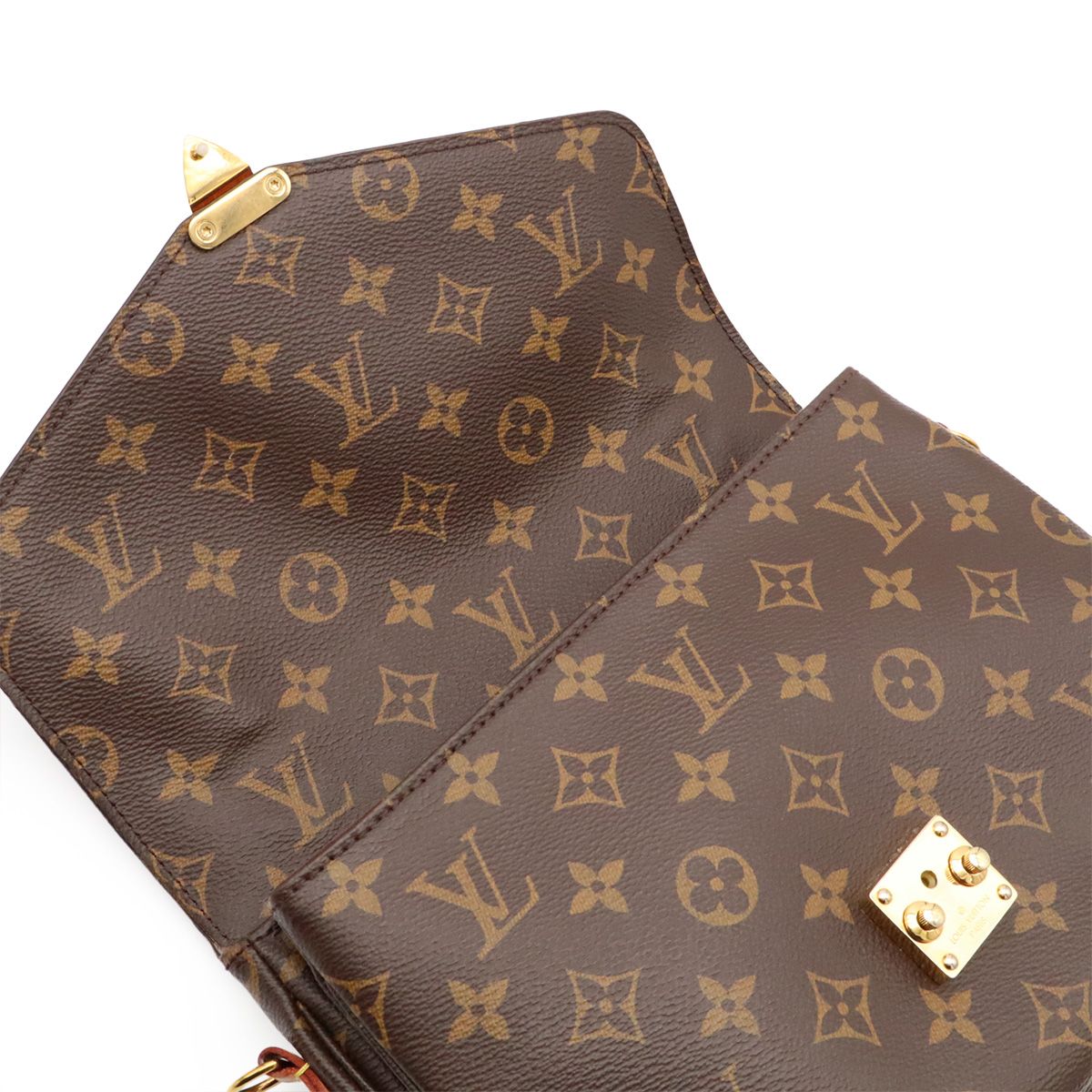 Louis Vuitton Monogram Pochette Metis MM 2-Way Shoulder Bag Clutch — view 8