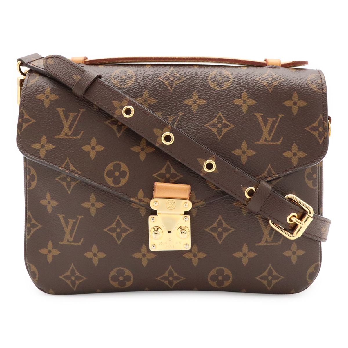 Louis Vuitton Monogram Pochette Metis MM 2-Way Shoulder Bag Clutch